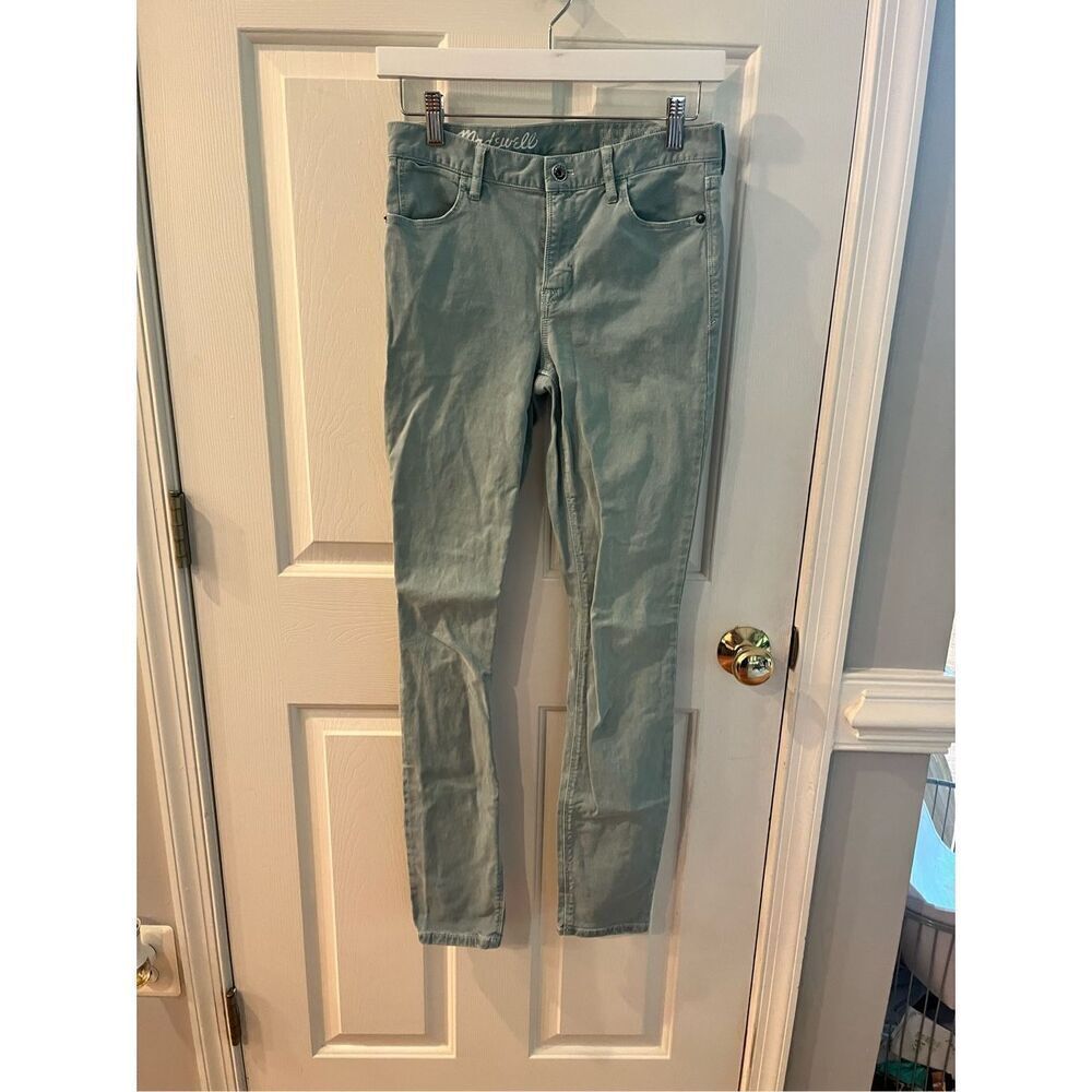 Madewell Aqua High Riser Velveteen Jean sz 26X 32